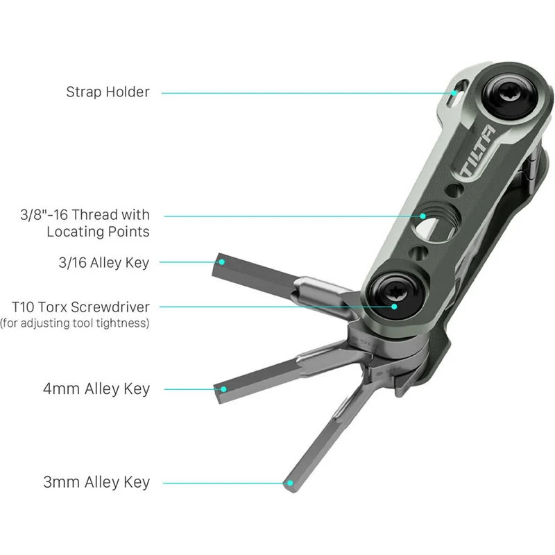 Tilta Multifunctional Mini Tool Kit (Titanium Gray)