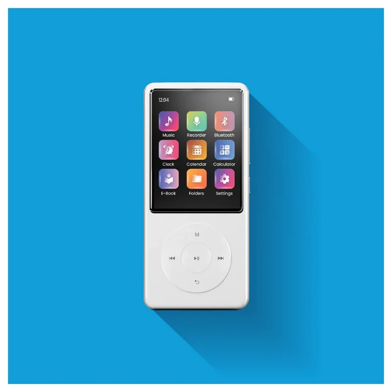 GreenTouch SIX 128GB MP3 Player - No SD Slot (White)