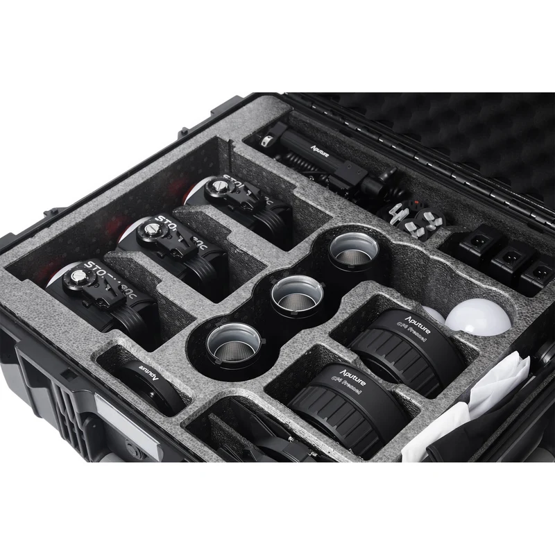 Aputure Storm 80c LED Monolight 3-Light Kit (US)