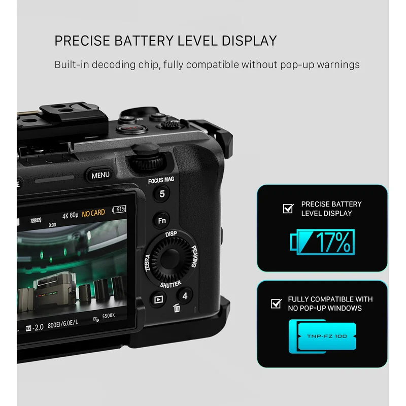 Tilta NP-FZ100 USB-C Battery (2400mAh)
