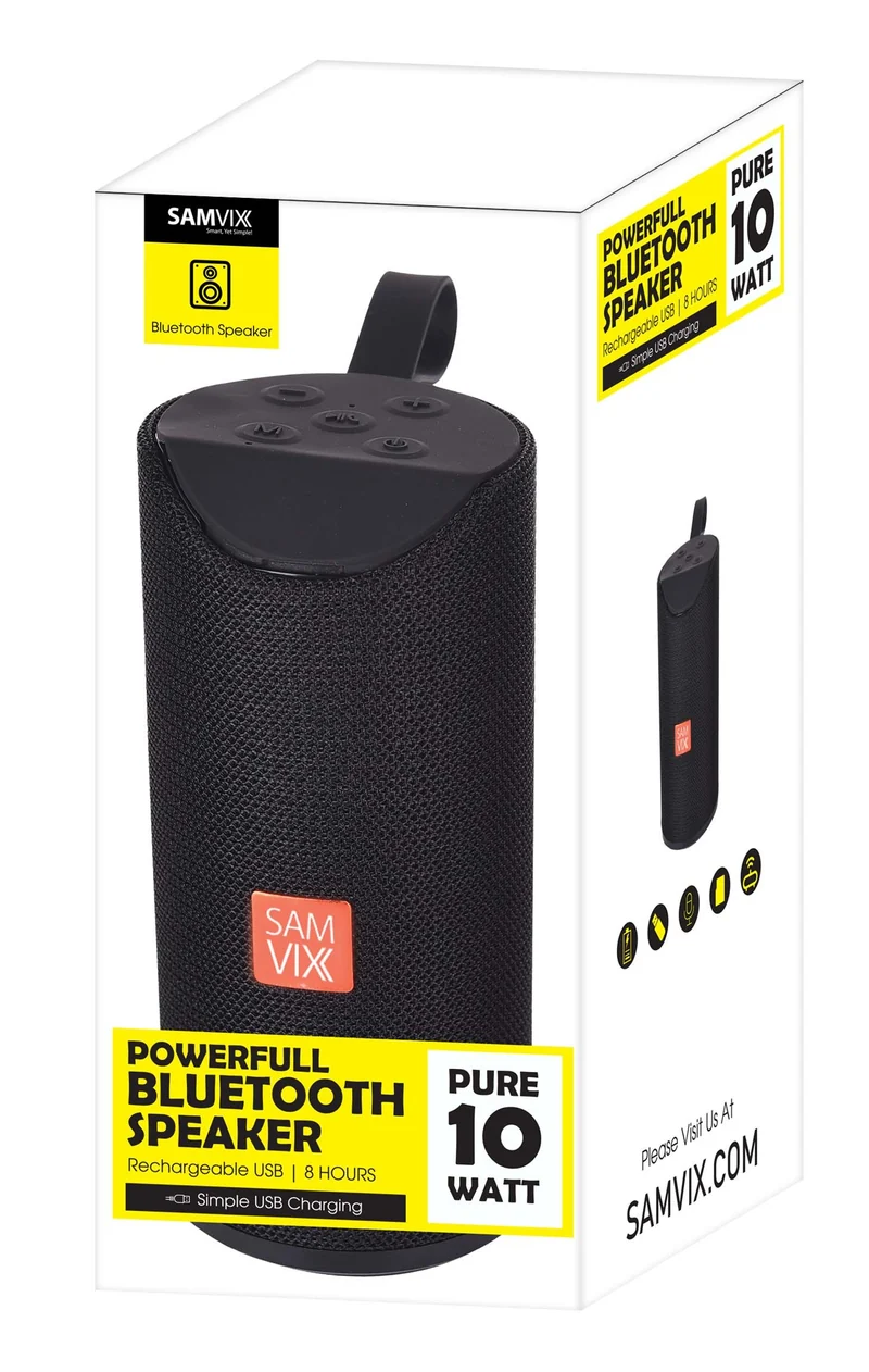 Samvix 10WT Rechargeable Bluetooth Speaker