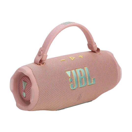 JBL Charge 6 Portable Bluetooth Speaker (Pink)