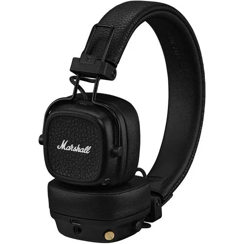 Marshall Major V On-Ear Wireless Bluetooth Headphones (Black)