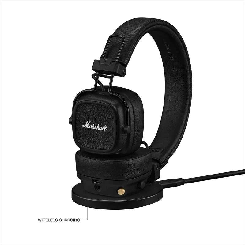 Marshall Major V On-Ear Wireless Bluetooth Headphones (Black)