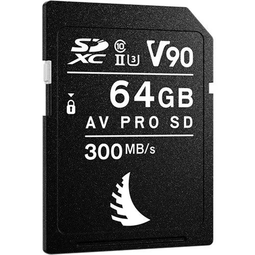 Angelbird 64GB AV Pro MK2 UHS-II SDXC V90 Memory Card