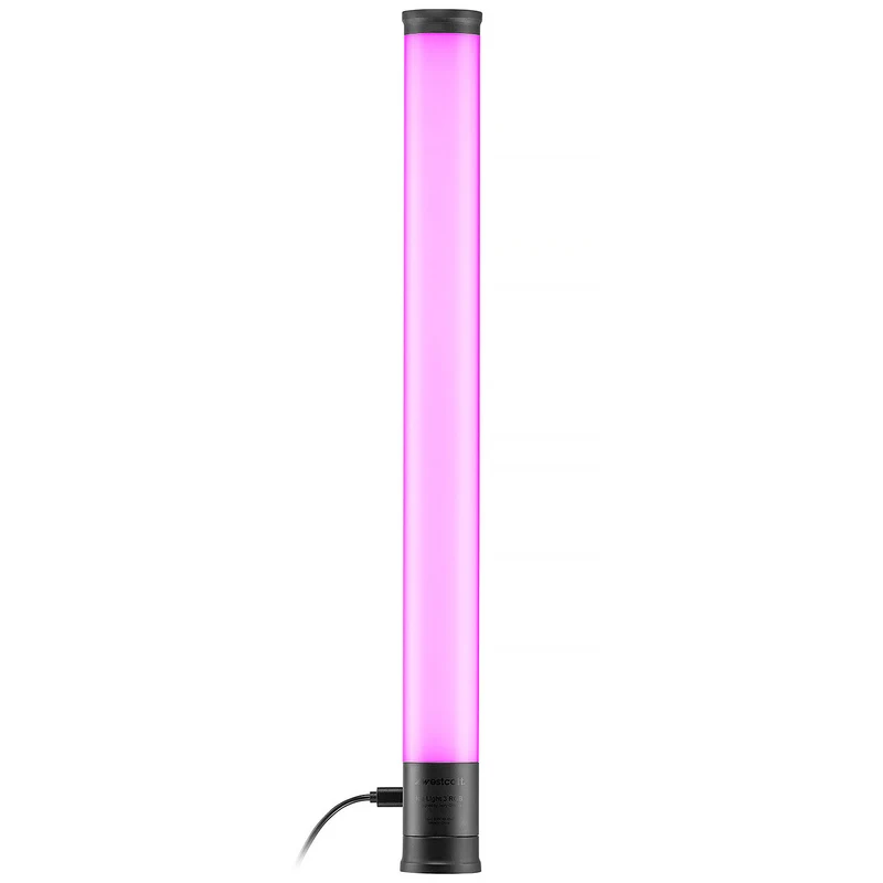 Westcott Ice Light 3 RGB LED Tube Light (1.5', Battery Grip & Barndoors Kit)
