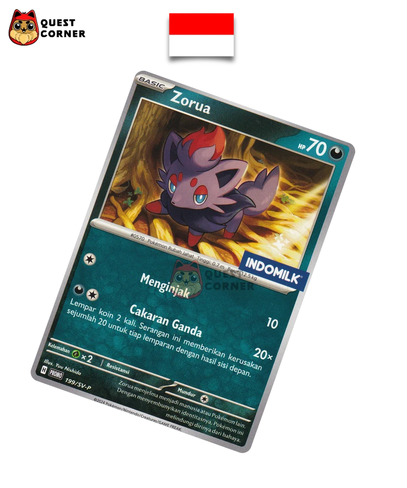 Zorua 199/SV-P Indomilk Promo – Indonésien – NM
