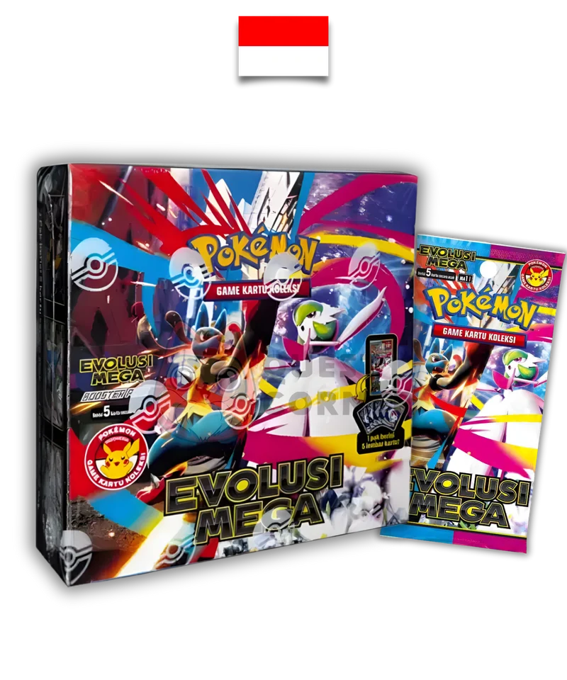 Display Pokémon – Mega Evolution - Evolusi Mega - Ma1 – Indonésien