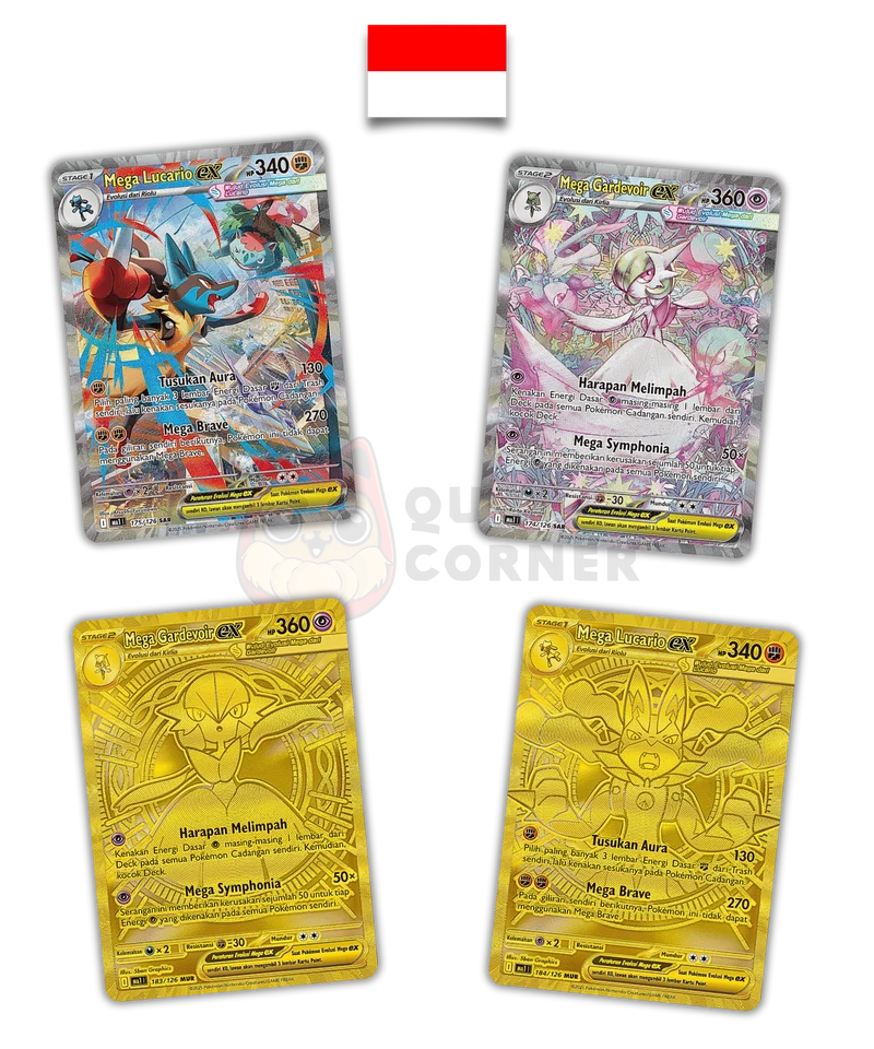 Display Pokémon – Mega Evolution - Evolusi Mega - Ma1 – Indonésien