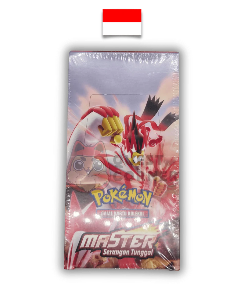 Display Pokémon Master Serangan Tunggal S5I – 20 Boosters – Indonésien – Scellée