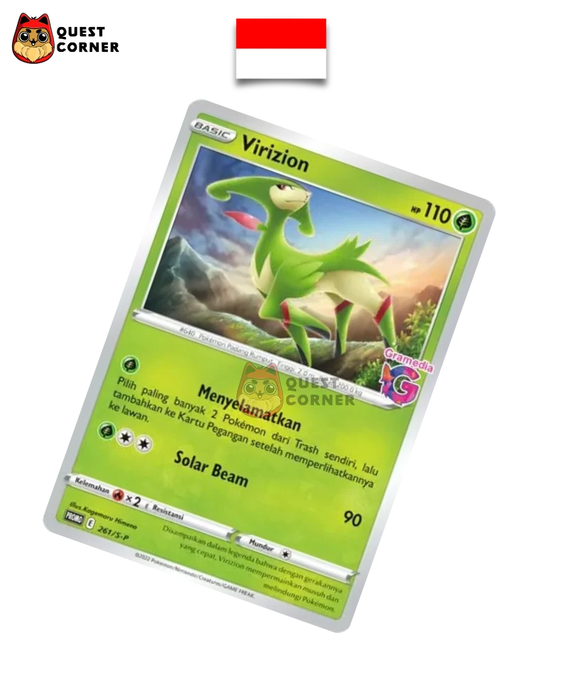Carte Pokémon – Viridium 261/S-P – Promo Gramedia – Indonésien