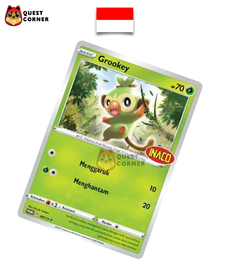Carte Pokémon - Ouistempo 087/S-P - Promo INACO - Indonésien