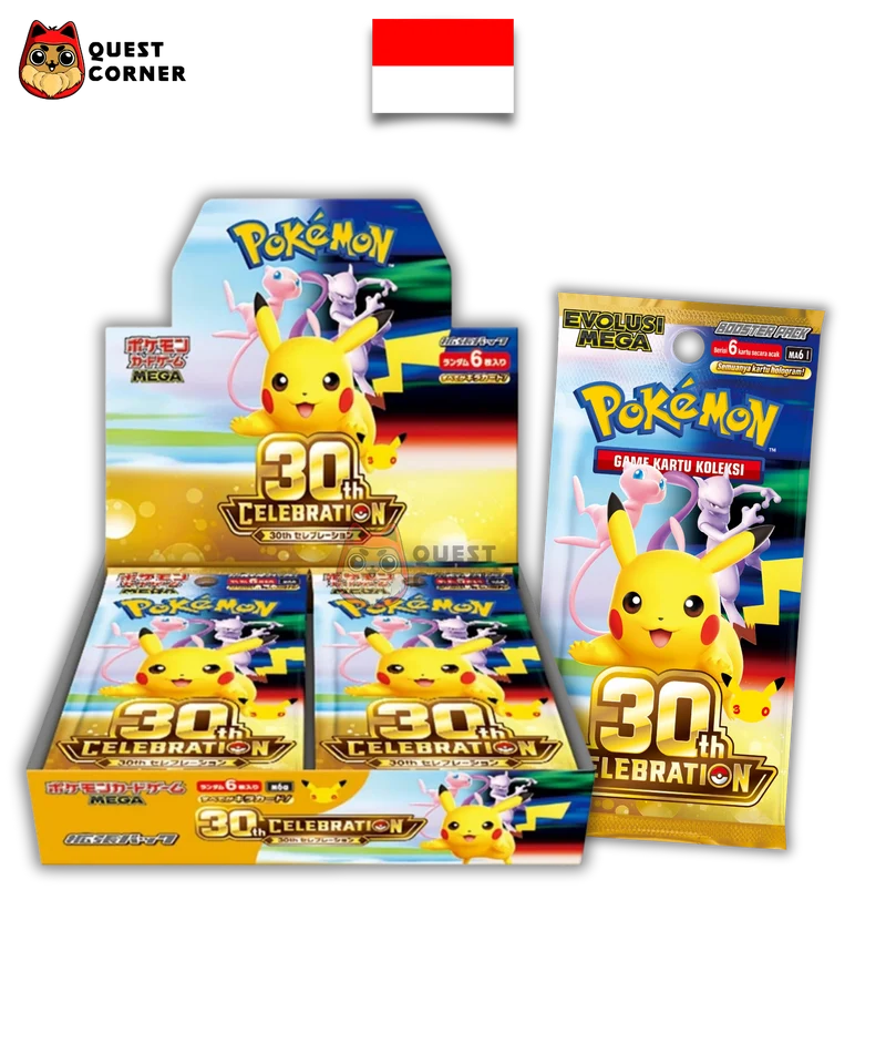 [PRECO] Display Pokémon - 30th Celebration - M6a (MA6I) - Scellé - Indonésien