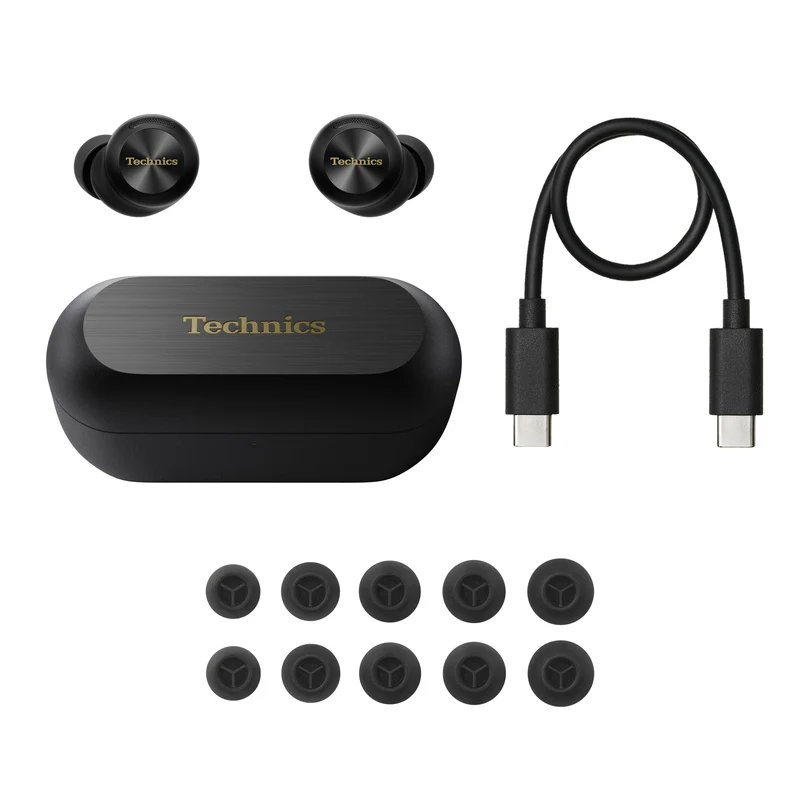 Panasonic Technics rue Wireless Stereo EAH-AZ100 Earbuds - Black