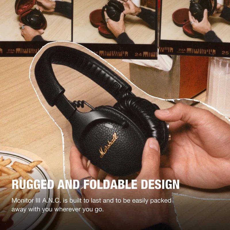 Marshall Monitor III A.N.C Wireless Over-Ear Noise-Canceling Headphones