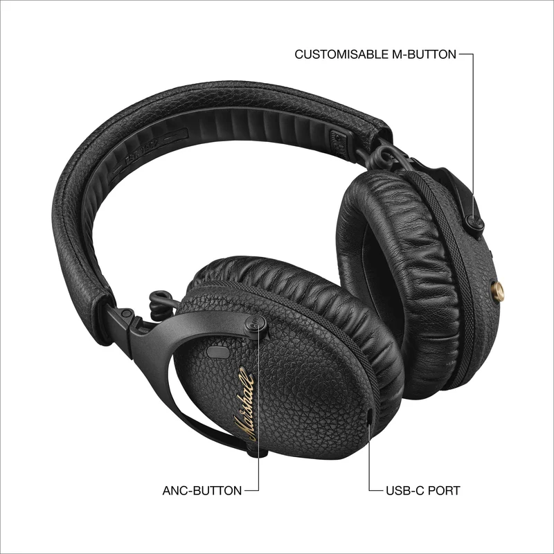 Marshall Monitor III A.N.C Wireless Over-Ear Noise-Canceling Headphones