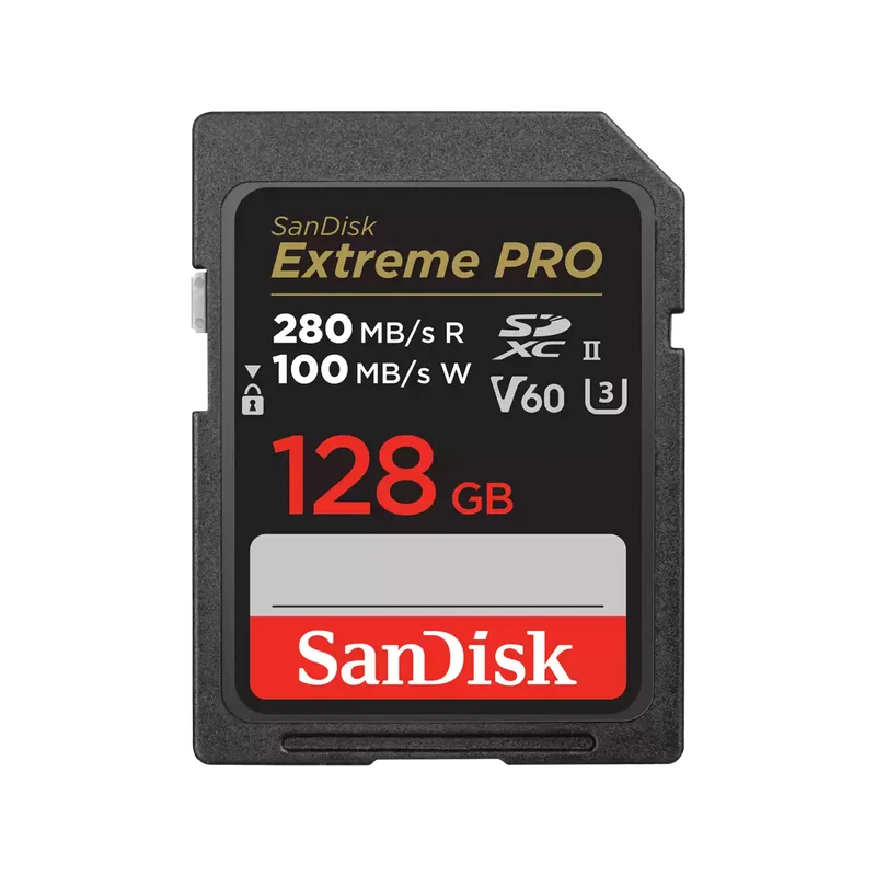 SanDisk 128GB Extreme PRO UHS-II SDXC Memory Card