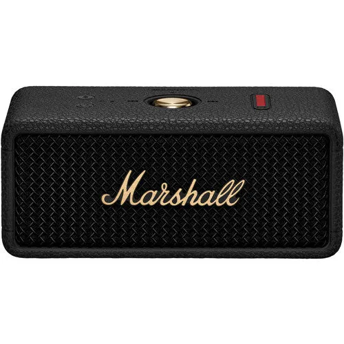 Marshall Emberton III Portable Waterproof Wireless Speaker (Black & Brass)
