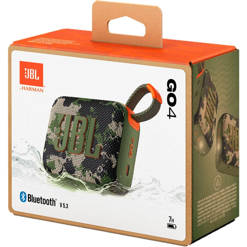 JBL Go 4 Portable Bluetooth Speaker (Squad)