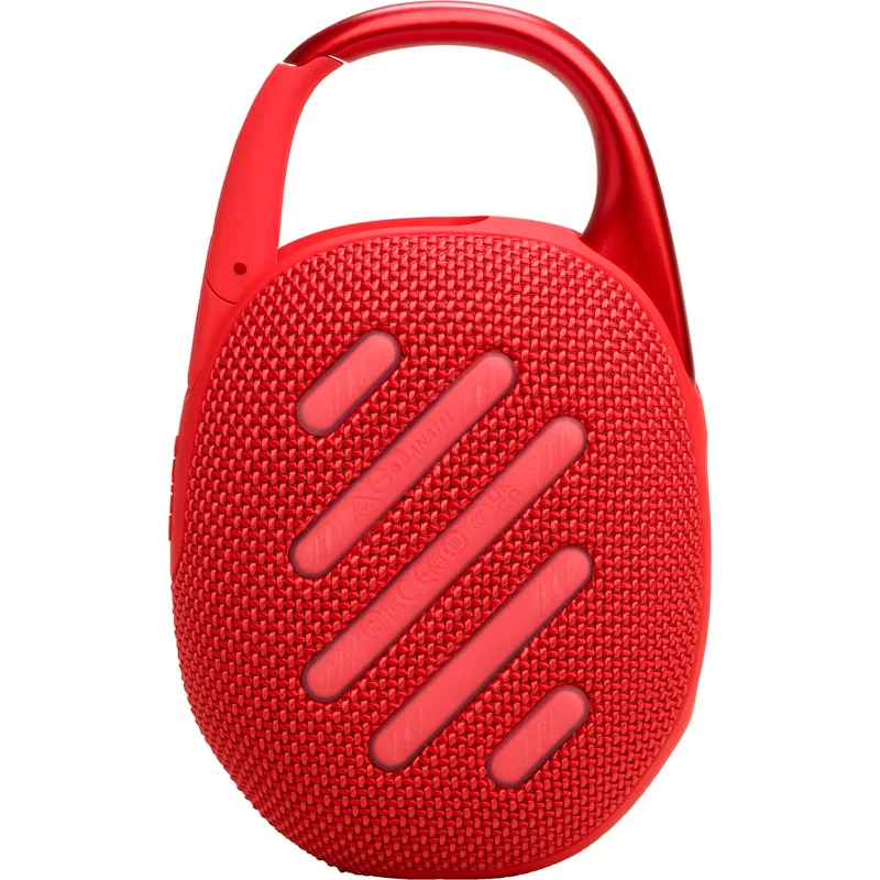 JBL Clip 5 Portable Waterproof Wireless Speaker (Red)