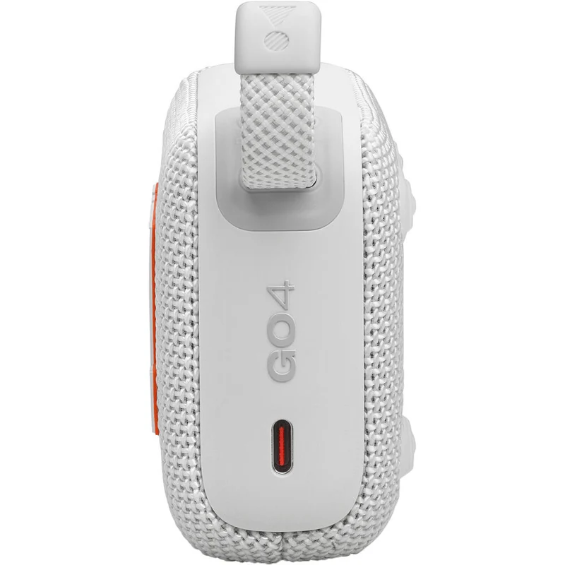 JBL Go 4 Portable Bluetooth Speaker (White)