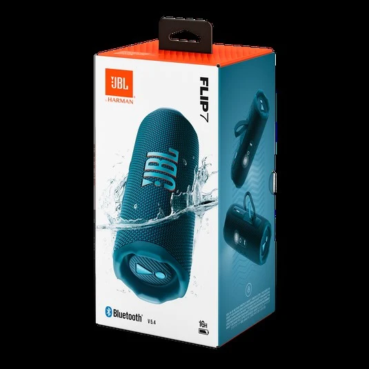 JBL Flip 7 Portable Waterproof Bluetooth Speaker (Red)