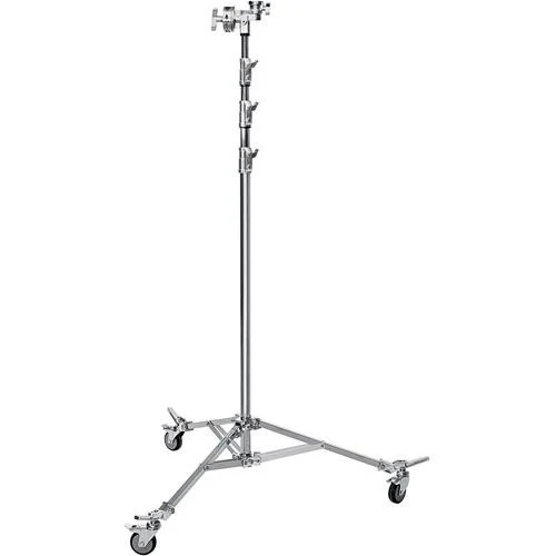 Avenger Overhead Stand 58 with Braked Wheels (Chrome-plated,19')