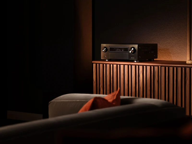 Denon AVRX6800H - Récepteur cinéma maison 11.4, 8K, 140W, Dolby Atmos, HEOS, 3D
