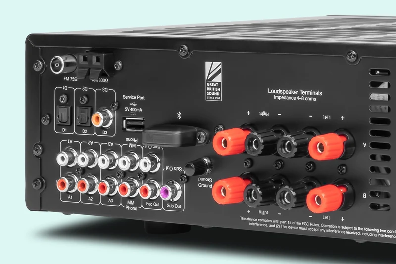 Cambridge Audio AXR100 - Récepteur stéréo 100 W/c, AM/FM, Bluetooth