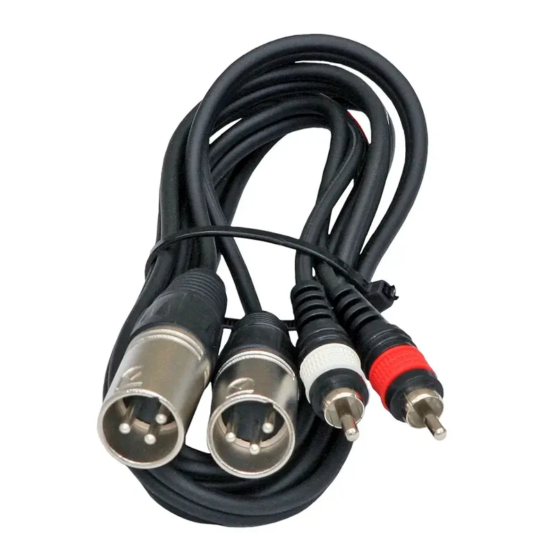 Câble 3m - 2 RCA M / 2 XLR M