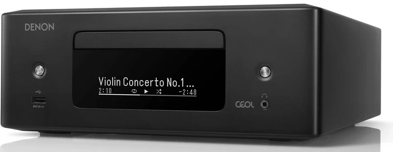 Denon CEOLRCDN12 - Récepteur stéréo 65Watts par canal, lecteur CD, tuner, Bluetooth, HEOS