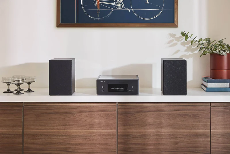 Denon CEOLRCDN12 - Récepteur stéréo 65Watts par canal, lecteur CD, tuner, Bluetooth, HEOS