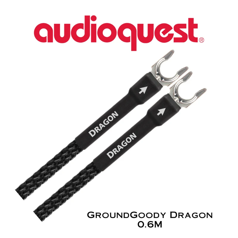 Audioquest GGDragon - Câble de mise à la terre dissipant les RF pour table tournante