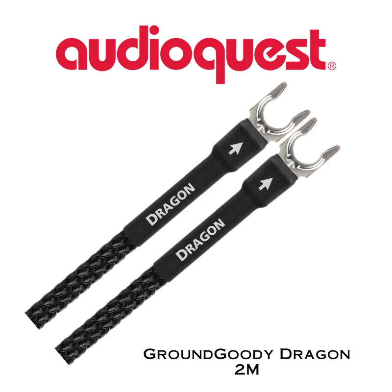 Audioquest GGDragon - Câble de mise à la terre dissipant les RF pour table tournante
