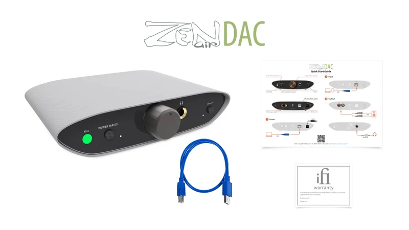 iFi Audio ZENAir - DAC Haute-Fidélité avec sortie casque d'écoute