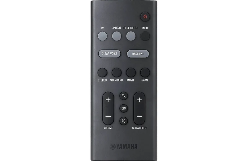 Yamaha SRB40A - Barre de son 200Watts, Dolby Atmos, Sub sans fil, Clear Voice