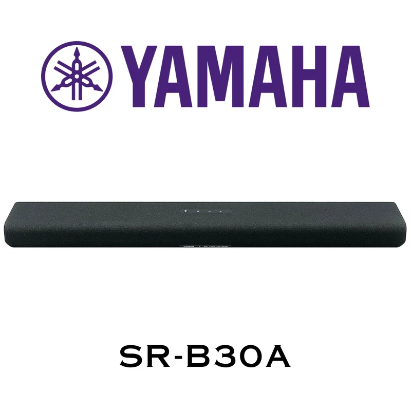 Yamaha SRB30A - Barre de son 120 Watts, Dolby Atmos, sub intégré, Clear Voice