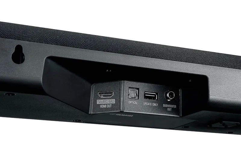 Yamaha SRB30A - Barre de son 120 Watts, Dolby Atmos, sub intégré, Clear Voice