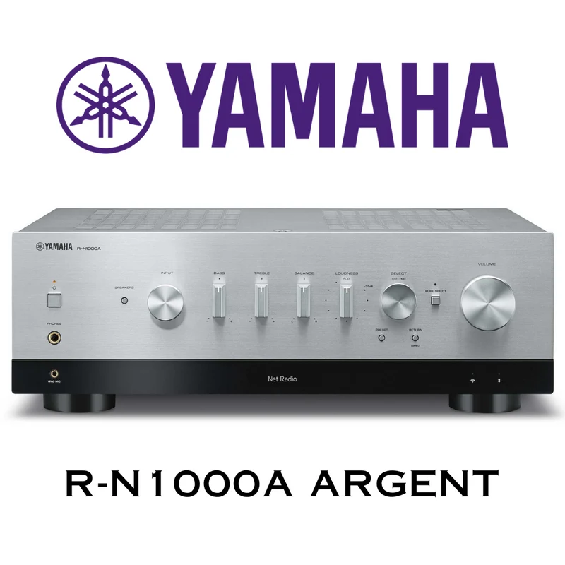 Yamaha RN1000A - Récepteur Stéréo MusicCast 100Watts/C, DAC, lecteur réseau, phono