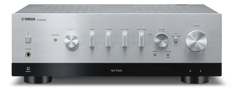 Yamaha RN1000A - Récepteur Stéréo MusicCast 100Watts/C, DAC, lecteur réseau, phono