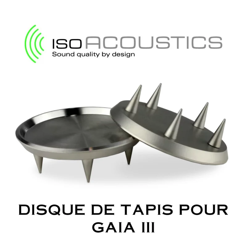 IsoAcoustics GAICARSPI - Disques de tapis associés à vos GAIA (4 unités)
