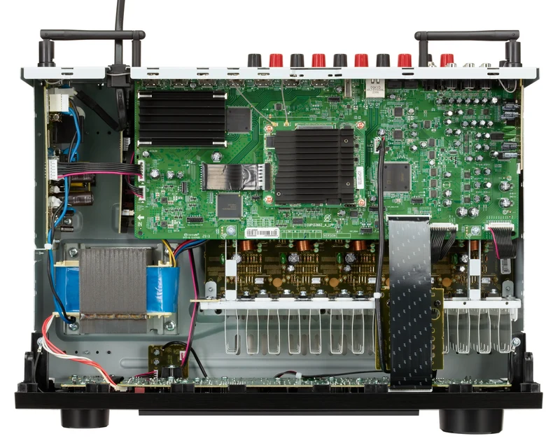 Denon AVR670H - Récepteur cinéma maison 5.2, 8K, 75W, 5 canaux amplifiés, HEOS, 4K/120Hz