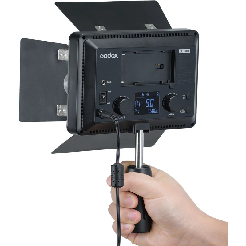 Godox LF308BI Variable Color LED Video Light with Flash Sync