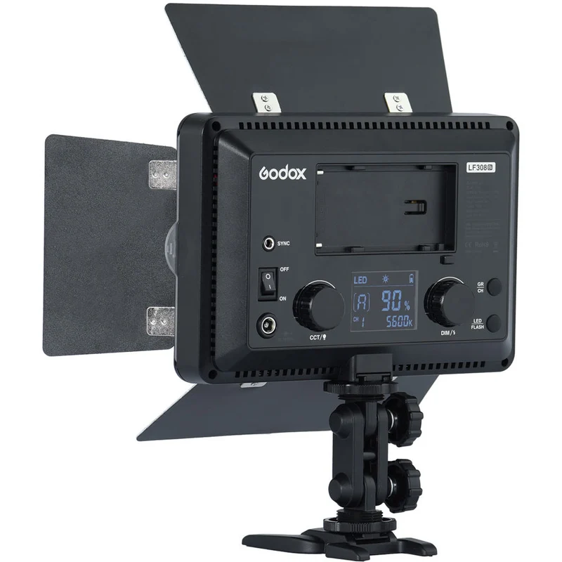 Godox LF308BI Variable Color LED Video Light with Flash Sync