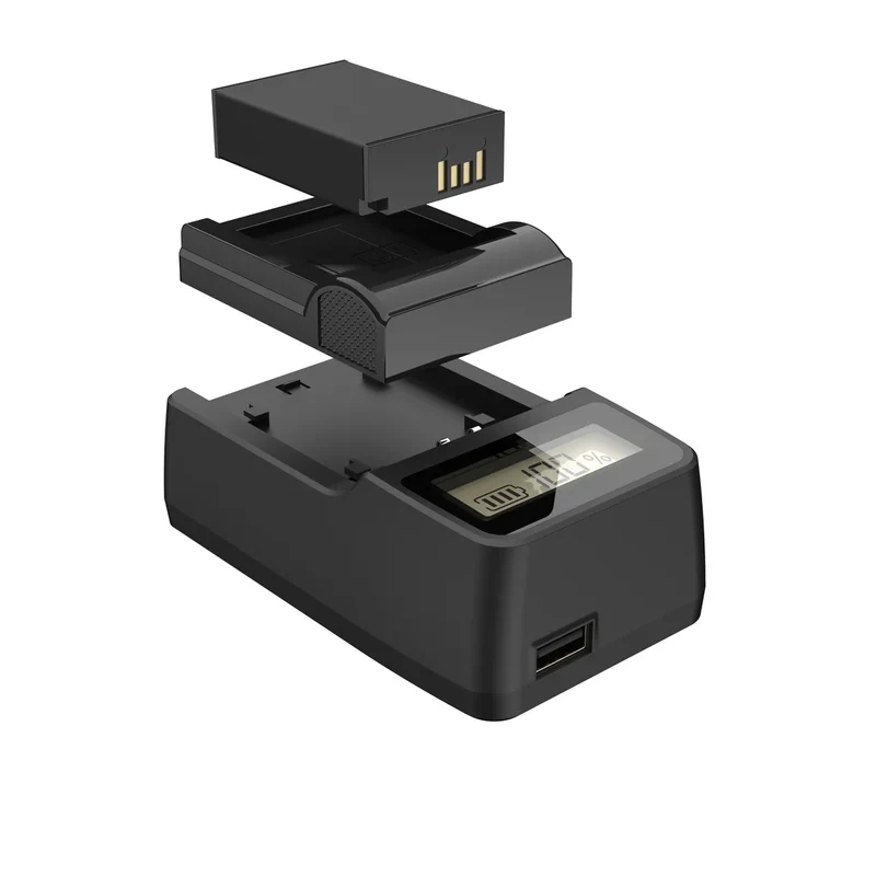Digipower Re-Fuel Travel Camera Battery Charger for Canon