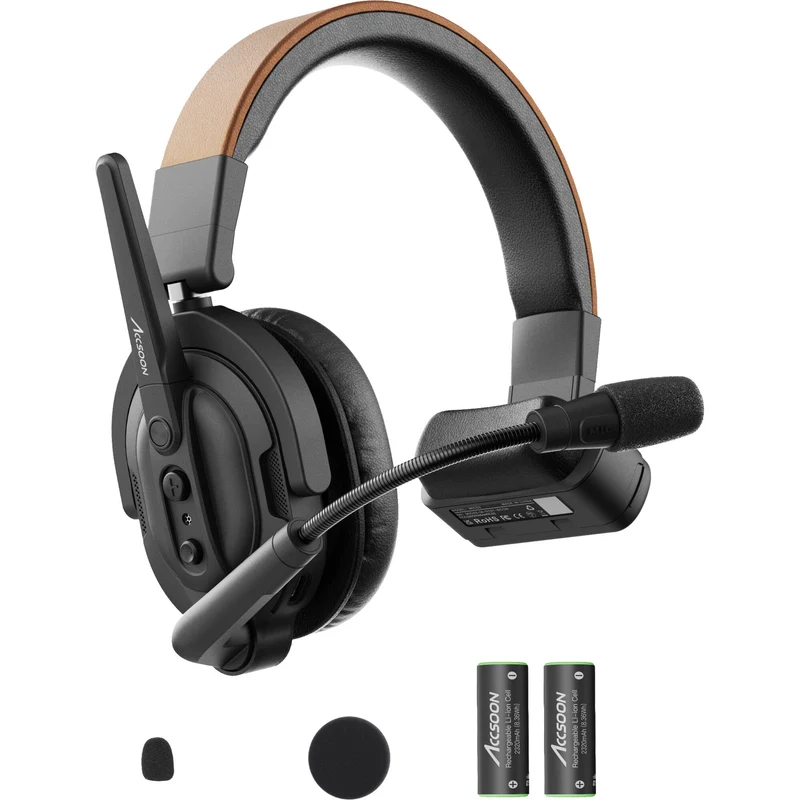 Accsoon CoMo SE 1 Receiver Full-Duplex Wireless Intercom Headset (2.4 GHz)