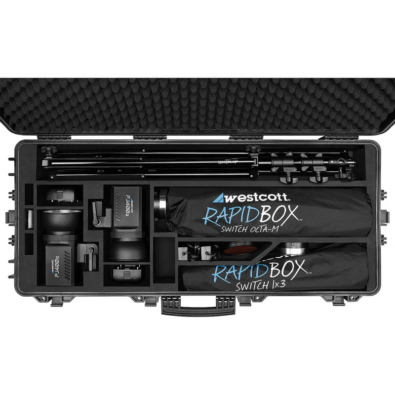 Westcott FJ400 II 400Ws Touchscreen Strobe with FJ-X3 S Trigger for Sony (2-Light Hard Case Kit)