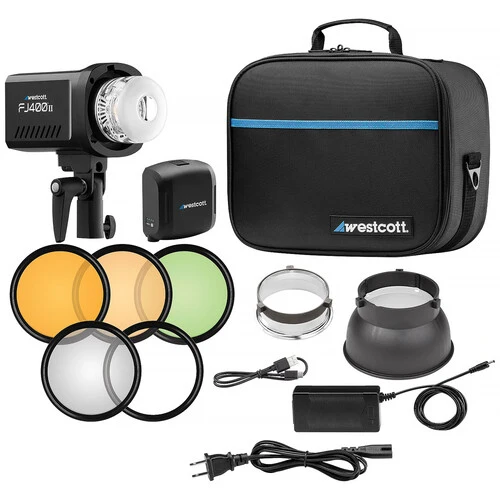 Westcott FJ400 II 400Ws Touchscreen Strobe with FJ Pro AC/DC Battery
