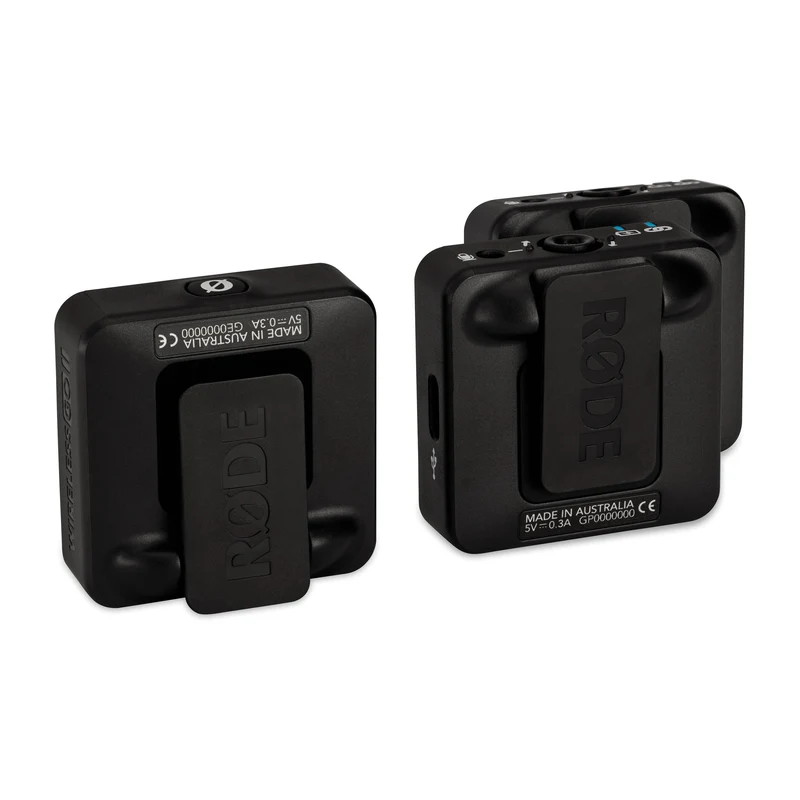 Rode Wireless GO II 2-Person Compact Digital Wireless Microphone System/Recorder (2.4 GHz, Black) - Open Box