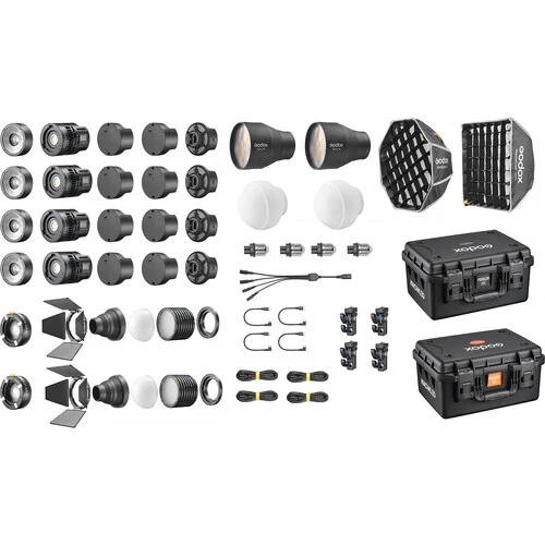 Godox KNOWLED MS60Bi Bi-Color LED Light (4-Light Kit)